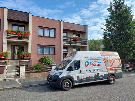 Zateplení stropu rodinného domu v Klatovech